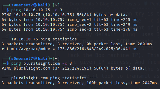 Ping Response